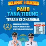 Saya atas nama pribadi dan Pemerintah Kabupaten Tana Tidung mengucapkan selamat dan sukses kepa